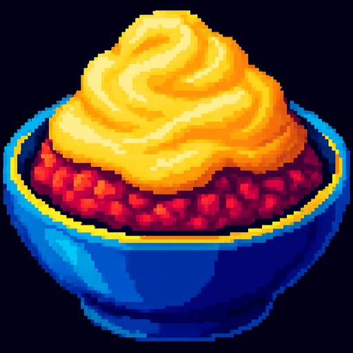 Raw batter on top of the ground fish