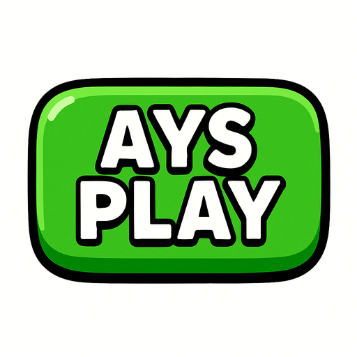 Green button that’s Ays play on It.
In-Game asset.  2d.  High contrast.  No shadows