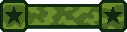 green line with army style.
In-Game asset.  2d.  High contrast.  No shadows