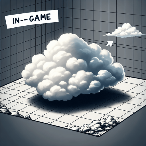 bulut beyaz pofuduk 2d oyun realistic detailles.
Single Game Texture.  In-Game asset.  2d.  Blank background.  High contrast.  No shadows