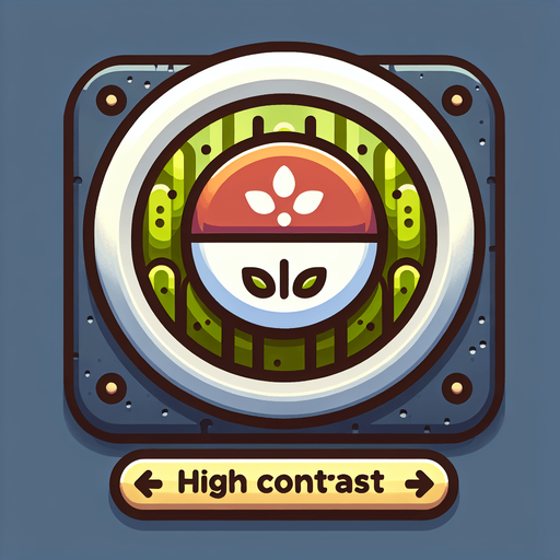 fertilizer  button.
Single Game Texture.  In-Game asset.  2d.  Blank background.  High contrast.  No shadows