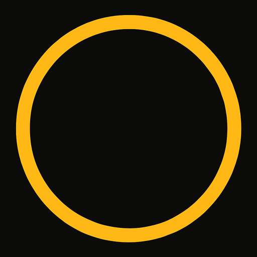 thin range circle.
In-Game asset.  2d.  High contrast.  No shadows