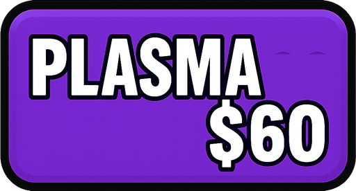 Make button purple and say Plasma $60