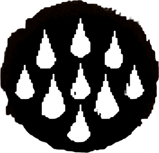 make it just an round hole with spikes in it seen from above