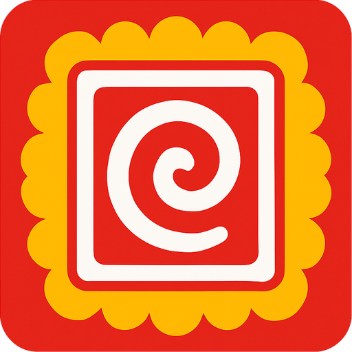 Create an image for a memory game's card's back.
In-Game asset.  2d.  High contrast.  No shadows