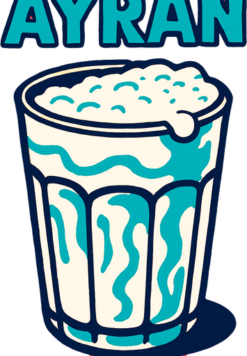 ayran.
2d.  High contrast.  No shadows