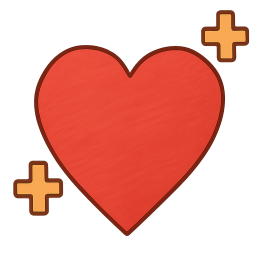heart. No background. Transparent background. Blank background. No shadows. 2d. In-Game asset. flat