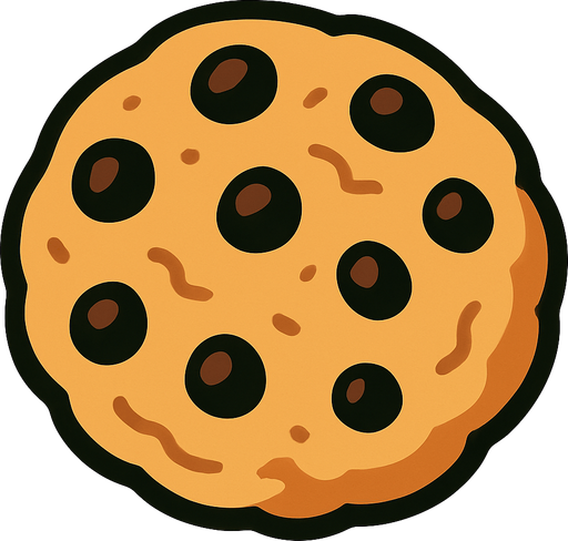 kurabiye.
In-Game asset.  2d.  High contrast.  No shadows