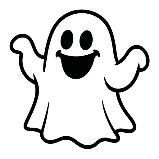 make very well known white ghost memes. single character. no writing..
In-Game asset.  2d.  High contrast.  No shadows