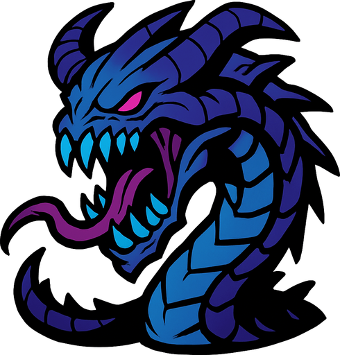 Baron Nashor.
In-Game asset.  2d.  High contrast.  No shadows