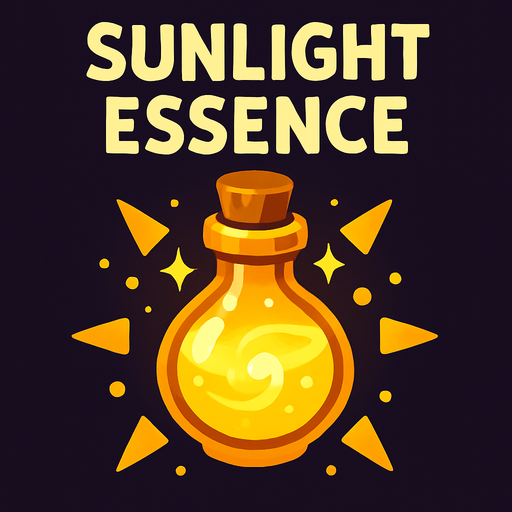 sunlightEssence.
In-Game asset.  2d.  High contrast.  No shadows