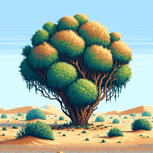 desert bush.
video game sprite