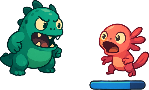 Fullscreen modern App Store landscape banner, 16:9, high definition, for a game titled "Sprunki Battle Arena" and with the description "Choose two Sprunki characters and watch them battle! Select your fighters from a colorful roster and enjoy automated combat with health bars, special attacks, and victory animations.". No text on banner!