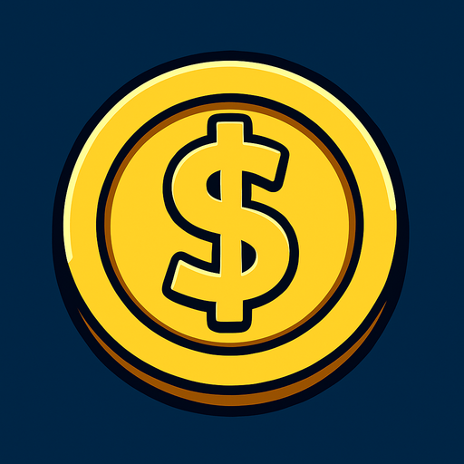 Coin.
In-Game asset.  2d.  High contrast.  No shadows