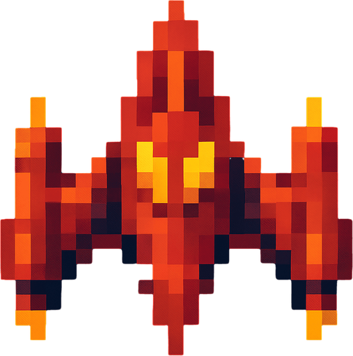 enemy spaceship 8 bit