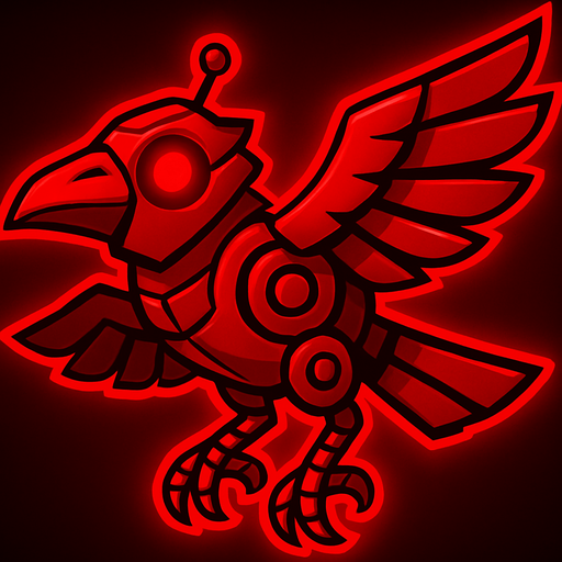 Con ojos rojos y aura roja