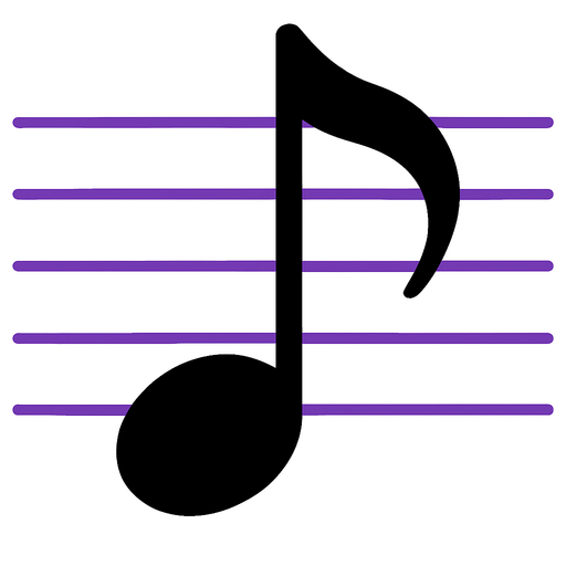 2D muzik notasi.
In-Game asset.  2d.  High contrast.  No shadows