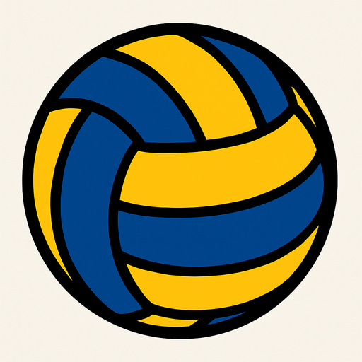 volleyball ball.
In-Game asset.  2d.  High contrast.  No shadows