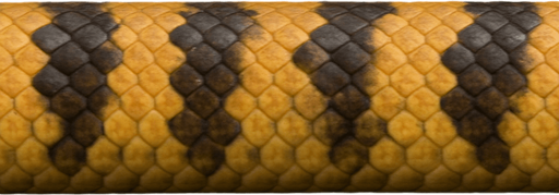 I need to create an image for the snake game. Can you create a horizontal image for the body (excluding the head)? It should be in a way that will not be distorted when added side by side. The snake will grow bigger and bigger. I hope you understand. I will add it to the Asset section of the game. But it must be realistic