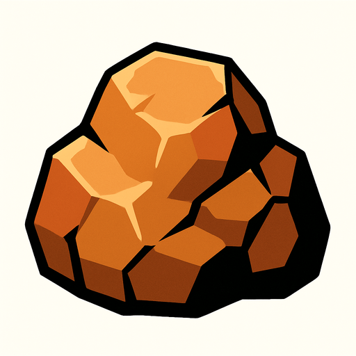 rock.
In-Game asset.  2d.  High contrast.  No shadows