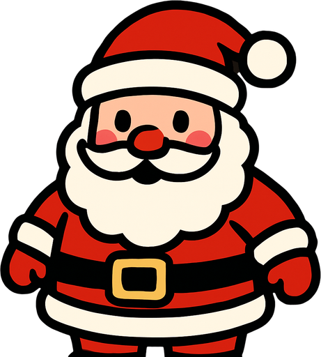 santa.
In-Game asset.  2d.  High contrast.  No shadows