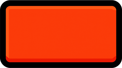 rectangle button.
In-Game asset.  2d.  High contrast.  No shadows