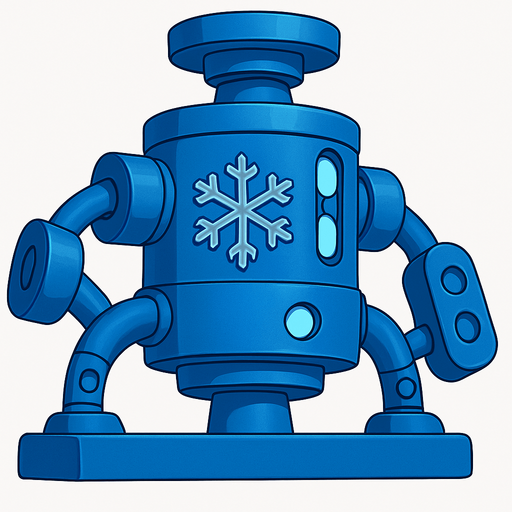 Вместо молнии снежинка, и покрасить в синий