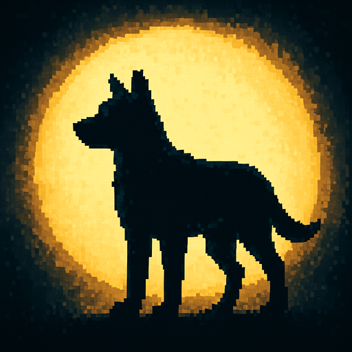 Cambia al guardia por la silueta de un perro