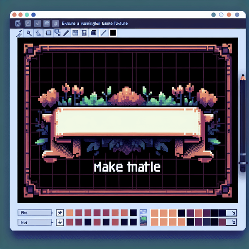 pixel art of an empty title banner.
Single Game Texture. In-Game asset. 2d. Blank background. High contrast. No shadows.