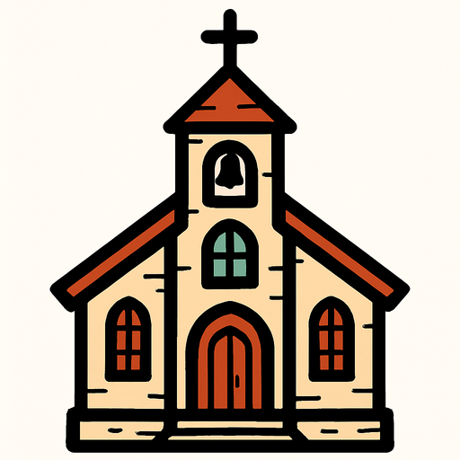 Church.
In-Game asset.  2d.  High contrast.  No shadows
