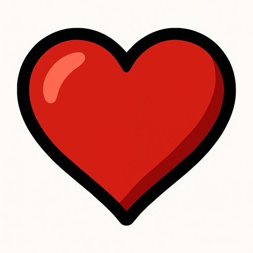 kalp.
In-Game asset.  2d.  High contrast.  No shadows