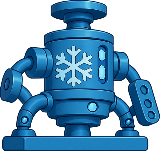 Вместо молнии снежинка, и покрасить в синий