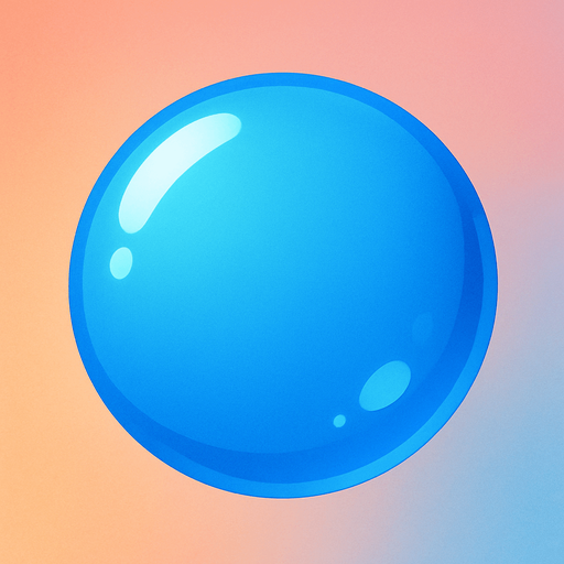 Blue bubble