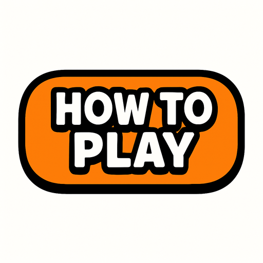 How to play button.
In-Game asset.  2d.  High contrast.  No shadows