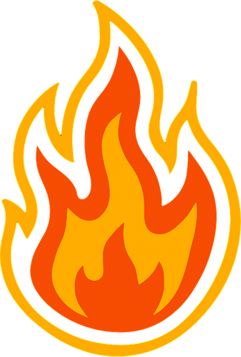 Ateş.
In-Game asset.  2d.  High contrast.  No shadows