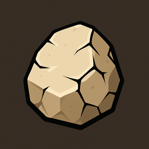 STONE.
In-Game asset.  2d.  High contrast.  No shadows