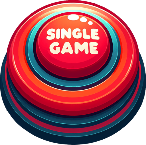generate a arcade like round button in red color Single Game Texture. In-Game asset. 2d. Blank background. High contrast. No shadows.