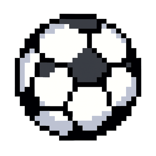 Make me a ball 2d pixel and Draw without background too.
In-Game asset.  2d.  High contrast.  No shadows