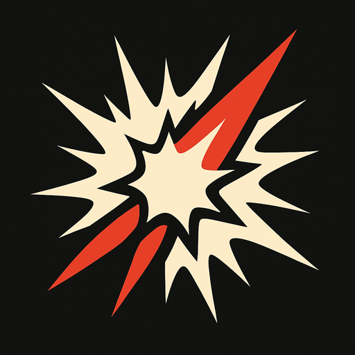 Give me an animation of a hit..
In-Game asset.  2d.  High contrast.  No shadows