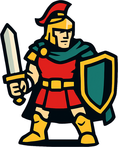 hero.
In-Game asset.  2d.  High contrast.  No shadows