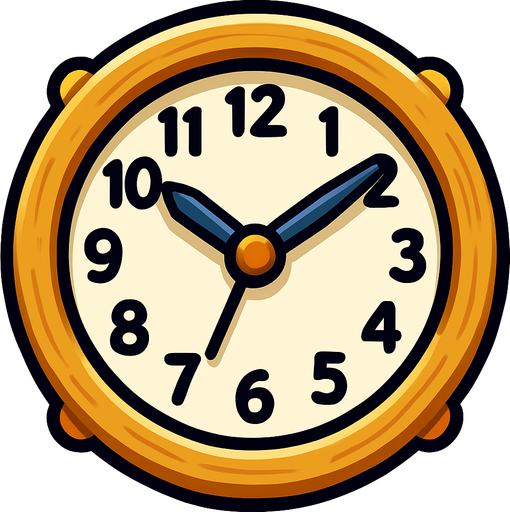 CLOCK.
In-Game asset.  2d.  High contrast.  No shadows