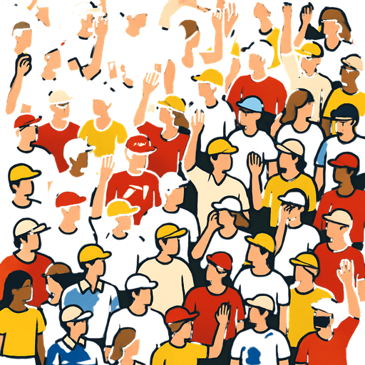 bird's-eye view of the F1 spectator crowd.
In-Game asset.  2d.  High contrast.  No shadows