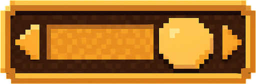 Pixel art ui bar controlling ball, only ball circle, Use colors close to #f3d296..
In-Game asset.  2d.  High contrast.  No shadows