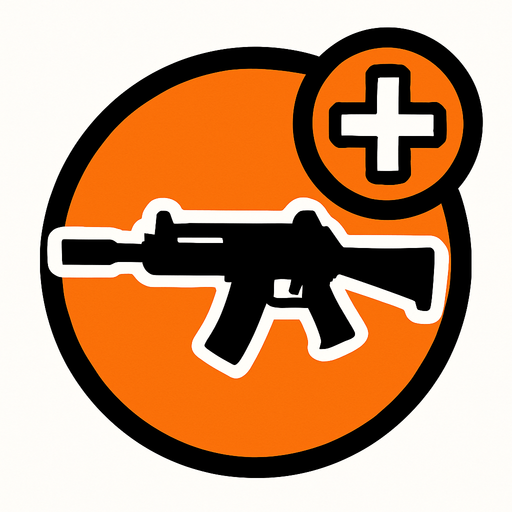 Weaponpowerup.
In-Game asset.  2d.  High contrast.  No shadows