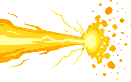 Beam of disintegration.
In-Game asset.  2d.  High contrast.  No shadows