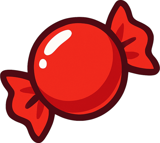 Red Candy.
In-Game asset.  2d.  High contrast.  No shadows