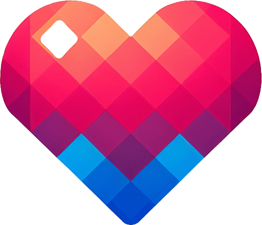 heart.
Single Game Texture.  In-Game asset.  2d.  Blank background.  High contrast.  No shadows