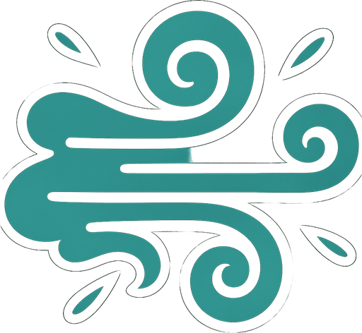 A wind symbol