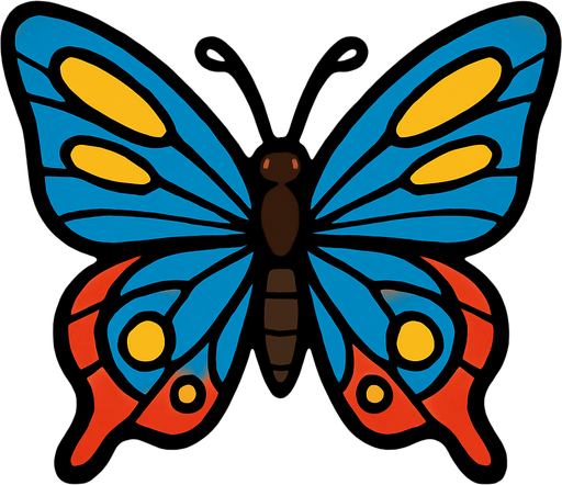 make a butterfly.
In-Game asset.  High contrast.  No shadows