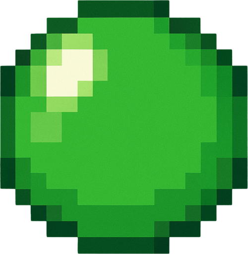 Cámbiale el color a verde, pixelart